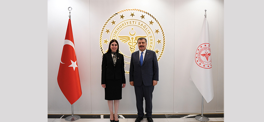 Türkiye Visit of İzlem Gürçağ Altuğra, Health Minister of the Turkish Republic of Northern Cyprus 